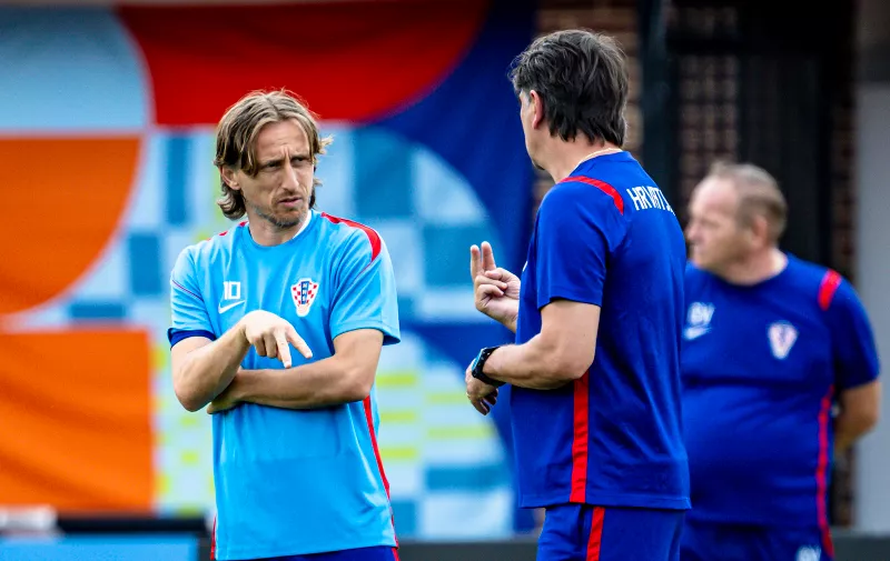 DALLAS - Luka Modric of Croatia during the 2026 World Cup, Croatia training at Washburne Soccer and Track Stadium on June 16, 2026 in Dallas, United States. (Photo by Stefan Koops / EYE4IMAGES/DeFodi Images)