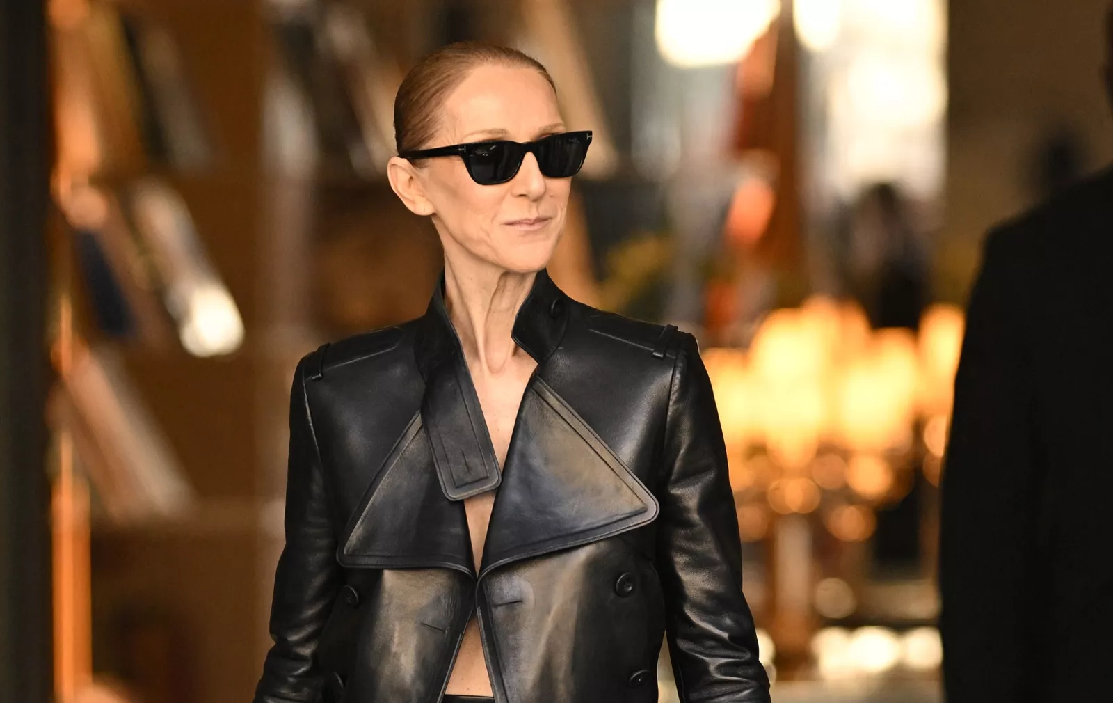 Céline Dion u moćnom kožnom kompletu iz nove kolekcije kuće Tom Ford