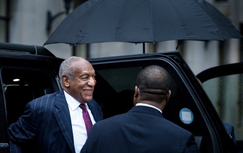 Comedian Bill Cosby arrives for a second day of a sentencing hearing at the Montgomery County Courthouse September 25, 2018 in Norristown, Pennsylvania. Disgraced television icon Bill Cosby risks being sentenced to a maximum punishment of 10 years on September 25, 2018 after the Canadian woman whom he sexually assaulted appealed for "justice" from a US court. The frail 81-year-old -- once beloved as "America's Dad" -- became the first celebrity of the #MeToo era convicted of a sex crime, for drugging and molesting Andrea Constand, a former university basketball administrator, at his Philadelphia mansion in January 2004. (Photo by Brendan Smialowski / AFP)