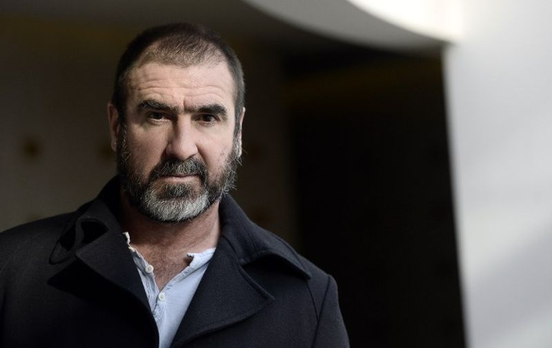 TO GO WITH AFP STORIES
Former French football player turned actor Eric Cantona poses  in Paris on November 12, 2014. The award of the 2022 World Cup to Qatar was a "mistake", declared Cantona in an interview to Agence France Presse, on November 12, 2014. AFP PHOTO / STEPHANE DE SAKUTIN