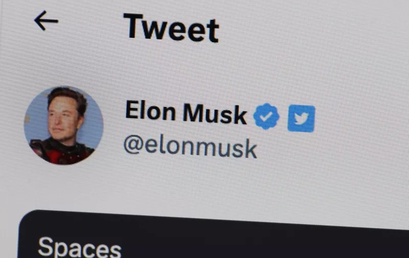 CHICAGO, ILLINOIS - MAY 24: In this photo illustration, Florida Gov. Ron DeSantis joins Elon Musk on Twitter Spaces to formally announce his run for the Republican nomination for president to on May 24, 2023 in Chicago, Illinois. The announcement was hampered by technical difficulties as more than a half million people signed on to listen. (Photo illustration by Scott Olson/Getty Images) (Photo by SCOTT OLSON / GETTY IMAGES NORTH AMERICA / Getty Images via AFP)
