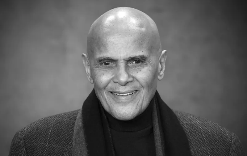 PHOTOMONTAGE: Harry BELAFONTE died at the age of 96 ARCHIVE PHOTO; Photocall "Sing your Song", Berlinale Spezial Special Harry BELAFONTE, actor, singer, musician, musician, activist, activist, portrait, half-length portrait, photocall, photo session, press conference, photocall, 61st Berlin International Film Festival from 10 until February 20, 2011 in Berlin, Berlinale, February 12, 2011 ?SVEN SIMON#Prinzess-Luise-Strasse 41#45479 Muelheim / R uhr #tel. 0208/9413250#fax. 0208/9413260#GLSB bank, account no.: 4030 025 100, BLZ 430 609 67# www.SvenSimon.net. (Photo by Malte Ossowski/SVEN SIMON / SVEN SIMON / dpa Picture-Alliance via AFP)