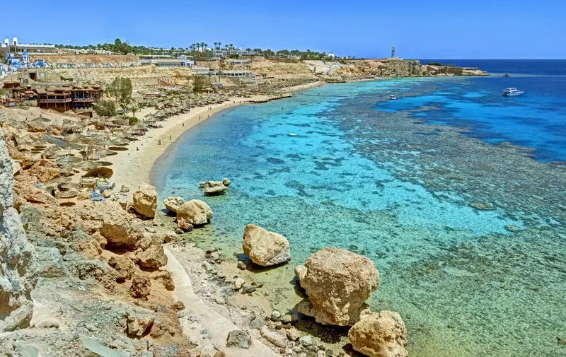 Egypt, Sinaï, Sharm-el-Sheikh, Ras Umm Sid beach (Photo by CHICUREL Arnaud / hemis.fr / hemis.fr / Hemis via AFP)