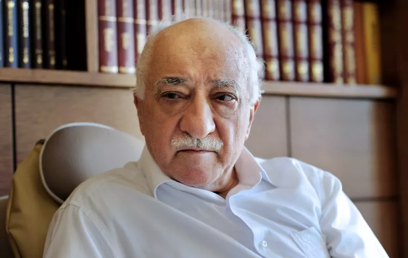 (FILES) This handout file picture released on September 24, 2013 by Zaman Daily shows exiled Turkish Muslim preacher Fethullah Gulen at his residence in Saylorsburg, Pennsylvania.  
The US-based cleric was accused by Ankara of orchestrating Friday's military coup attempt but he firmly denied involvement, also condemning the action "in the strongest terms". / AFP PHOTO / ZAMAN DAILY / SELAHATTIN SEVI / RESTRICTED TO EDITORIAL USE - MANDATORY CREDIT "AFP PHOTO/ZAMAN DAILY/SELAHATTIN SEVI" - NO MARKETING NO ADVERTISING CAMPAIGNS - DISTRIBUTED AS A SERVICE