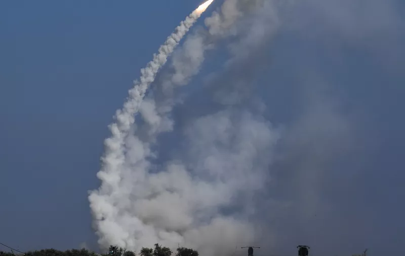 6011917 17.09.2019 A Russian S-300 air defense system launches a missile during military exercises at the at the Ashuluk training ground, in Astrakhan region, Russia.,Image: 471336554, License: Rights-managed, Restrictions: Editors' note: THIS IMAGE IS PROVIDED BY RUSSIAN STATE-OWNED AGENCY SPUTNIK., Model Release: no, Credit line: Profimedia