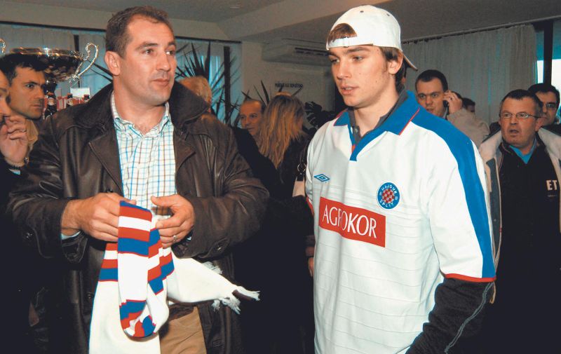 23.01.2005.,Split - Docek Nike Kranjcara,igraca Hajduka.Igor Stimacr"nPhoto: Tino Juric/PIXSELL