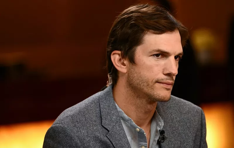 US actor Ashton Kutcher listens during the Milken Institute Global Conference in Beverly Hills, California, on May 2, 2023. (Photo by Patrick T. Fallon / AFP)