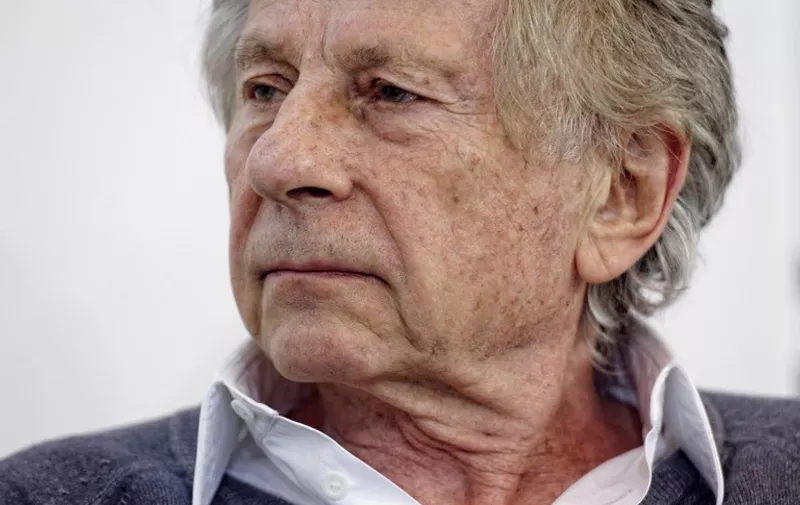 French-Polish film director Roman Polanski is pictured during a conference at the Paris Book Fair on March 20, 2015.  AFP PHOTO / LIONEL BONAVENTURE