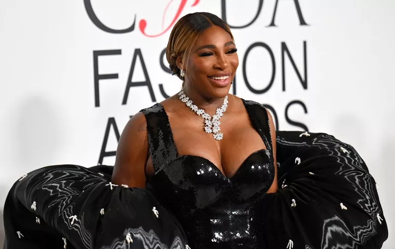 Former US tennis player Serena Williams attends the CFDA Fashion Awards at the American Museum of Natural History in New York on November 6, 2023. (Photo by ANGELA WEISS / AFP)