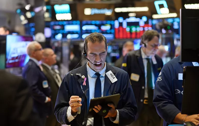 Traders work after the opening bell at the New York Stock Exchange (NYSE) on August 15, 2019 at Wall Street in New York City. Wall Street stocks opened higher Thursday following mixed US economic data, bouncing modestly after the Dow suffered its worst session of the year. About five minutes into trading, the Dow Jones Industrial Average was at 25,531.36, up 0.2 percent. The broad-based S&amp;P 500 also added 0.2 percent at 2,846.22, along with the tech-rich Nasdaq Composite Index, which stood at 2,846.22., Image: 465544356, License: Rights-managed, Restrictions: , Model Release: no, Credit line: Profimedia, AFP