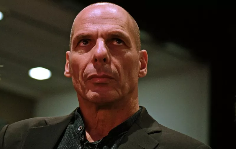 Former Greek Finance minister, Yanis Varoufakis attends the Labour party conference in Brighton, on the south coast of England on September 23, 2019. - Britain's main opposition Labour Party was set Monday to decide on a new Brexit strategy at a fractious conference that has piled pressure on leader Jeremy Corbyn to come out and openly campaign to remain in the European Union. (Photo by Daniel LEAL / AFP)