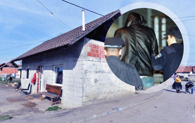 17.02.2020., Piskorovec- Kuca u romskom naselju u kojoj se dogodio ubojstvo.
Photo: Vjeran Zganec Rogulja/PIXSELL