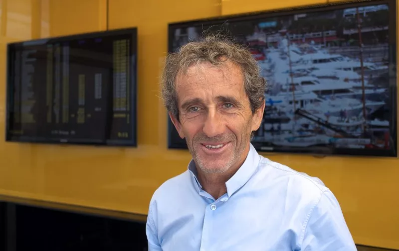TO GO WITH AFP STORY - Former Formula one driver France's Alain Prost poses on May 22, 2015 in Monaco ahead of the Monaco Grand Prix.  AFP PHOTO / BORIS HORVAT / AFP / BORIS HORVAT