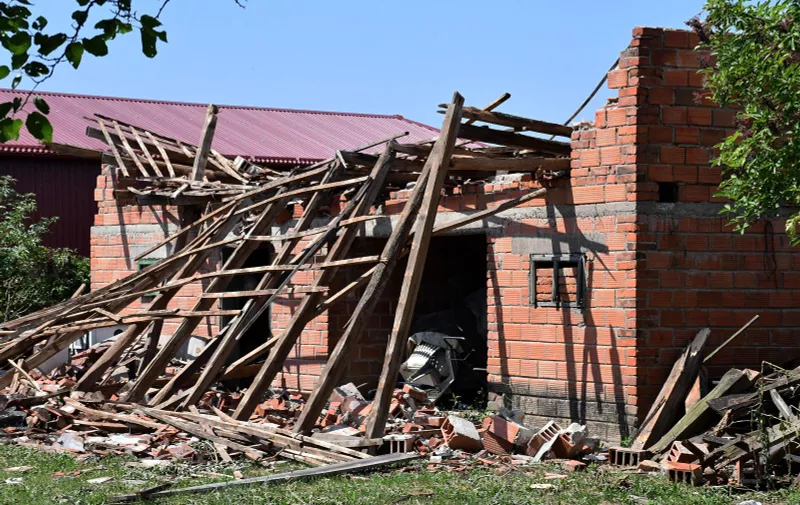 21.07.2023., Slavonski Brod - Posljedice razornog nevremena u selima u okolici Slavonskog Broda Photo: Ivica Galovic/PIXSELL