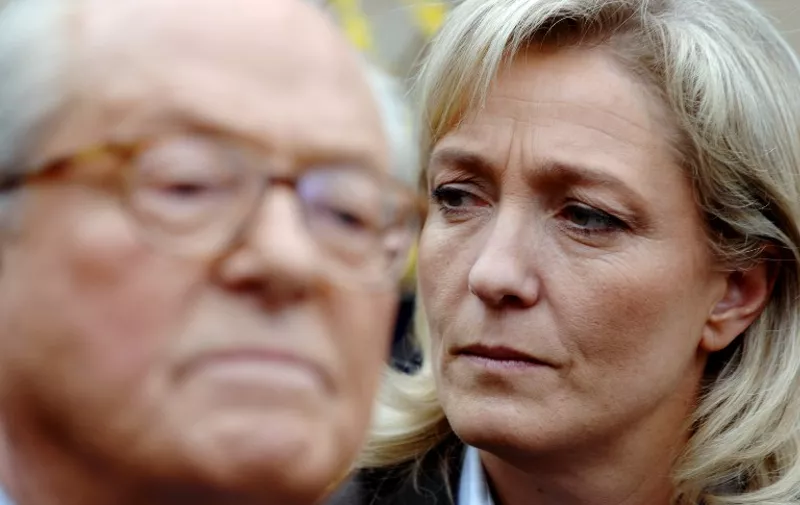 Marie Le Pen s ocem Jeanom-Marieom Le Penom