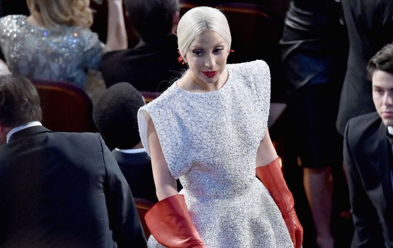 HOLLYWOOD, CA - FEBRUARY 22: Singer Lady Gaga onstage during the 87th Annual Academy Awards at Dolby Theatre on February 22, 2015 in Hollywood, California.   Kevin Winter/Getty Images/AFP