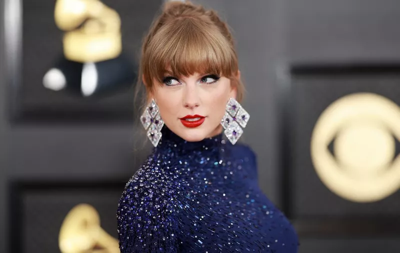 LOS ANGELES, CALIFORNIA - FEBRUARY 05: Taylor Swift attends the 65th GRAMMY Awards on February 05, 2023 in Los Angeles, California.   Matt Winkelmeyer/Getty Images for The Recording Academy/AFP (Photo by Matt Winkelmeyer / GETTY IMAGES NORTH AMERICA / Getty Images via AFP)