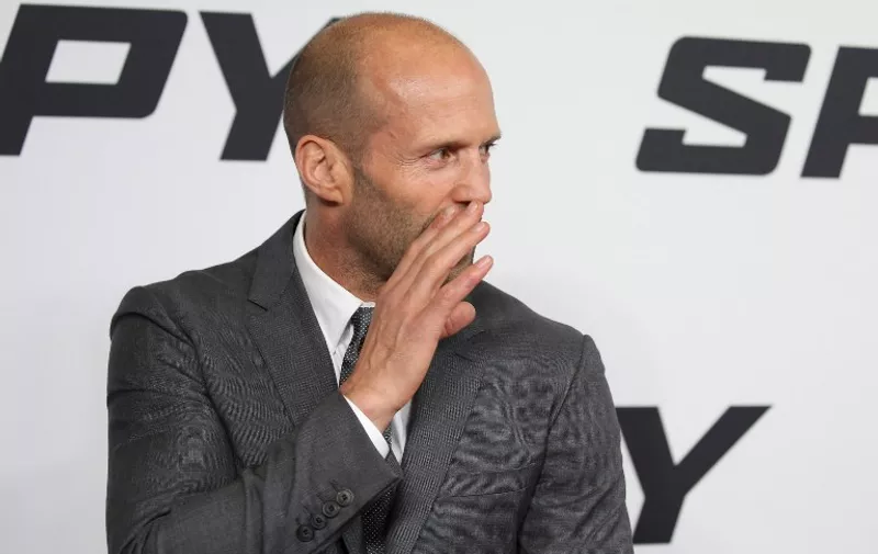 NEW YORK, NY - JUNE 01: Actor Jason Statham attends the 'Spy' New York Premiere at AMC Loews Lincoln Square on June 1, 2015 in New York City.   Neilson Barnard/Getty Images/AFP