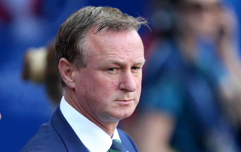 Michael O'Neill Northern Ireland coach during the UEFA European Championship 2016 match at the Stade de Nice, Nice. Picture date June 12th, 2016 Pic David Klein/Sportimage via PA Images, Image: 290112909, License: Rights-managed, Restrictions: RESTRICTIONS: Use subject to restrictions. Editorial use only. Book and magazine sales permitted providing not solely devoted to any one team / player / match. No commercial use. Call +44 (0)1158 447447 for further information., Model Release: no, Credit line: Profimedia, Press Association