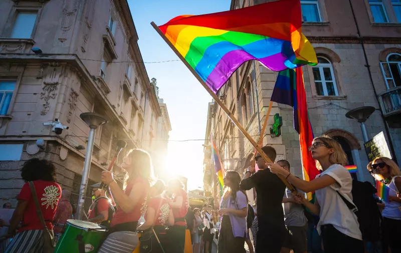 17.07.2021., Split - Jubilarni 10. Split Pride.
Photo: Milan Sabic/PIXSELL