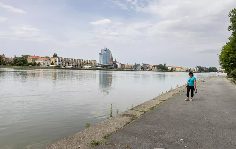 Visoki vodostaj Drave u Osijeku