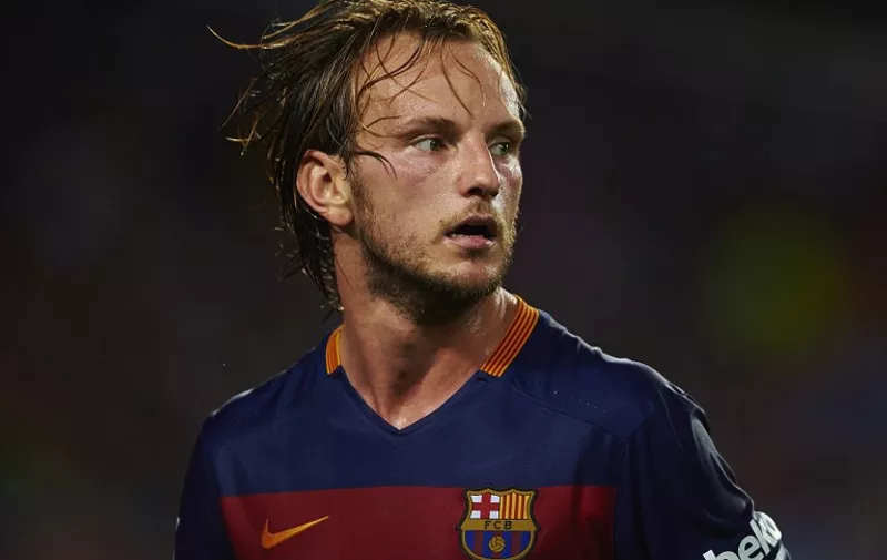 Ivan Rakitic (FC Barcelona), during Joan Gamper Trophy soccer match between FC Barcelona and AS Roma CF, at the Camp Nou stadium in Barcelona, Spain, wednesday august 5, 2015. Foto: S.Lau
