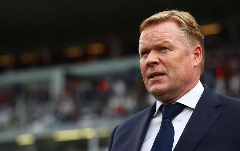 GUIMARAES, PORTUGAL - JUNE 06:  Ronald Koeman head coach of the Netherlands looks on prior to the UEFA Nations League Semi-Final match between the Netherlands and England at Estadio D. Afonso Henriques on June 06, 2019 in Guimaraes, Portugal. (Photo by Dean Mouhtaropoulos/Getty Images)