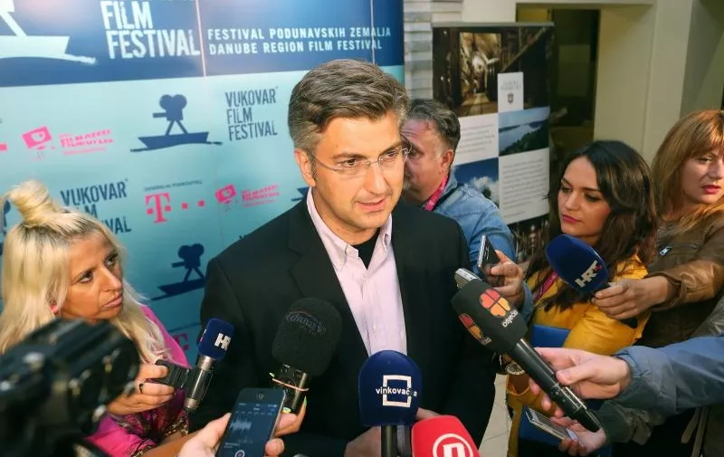 22.08.2016., Vukovar - Otvoren 10. Vukovar film festival - festival podunavskih zemalja. Andrej Plenkovic. 
Photo: 