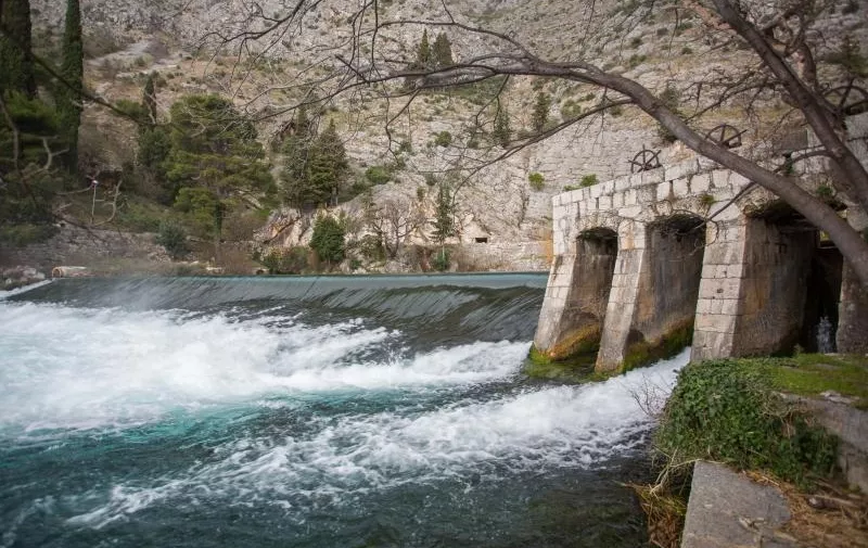 25.02.2015., Komolac, Dubrovnik - Izvor rijeke Omble i izvor pitke vode za grad Dubrovnik. 
Photo: Grgo Jelavic/PIXSELL