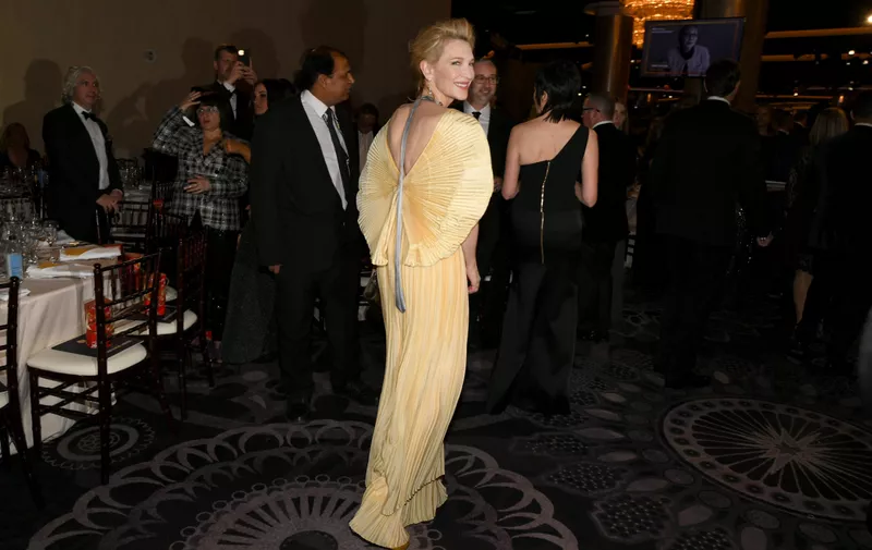 BEVERLY HILLS, CALIFORNIA - JANUARY 05: Cate Blanchett attends the 77th Annual Golden Globe Awards Cocktail Reception at The Beverly Hilton Hotel on January 05, 2020 in Beverly Hills, California. (Photo by Kevin Winter/Getty Images)