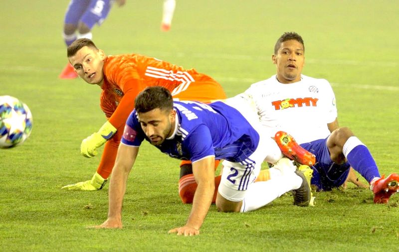 04.03.2020., stadion Poljud, Split - Hrvatski Telekom Prva liga, 25. kolo, HNK Hajduk - GNK Dinamo. Moharrami Getgasari Sadegh Photo: Ivo Cagalj/PIXSELL