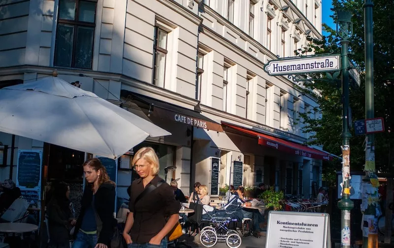 Cafe de Paris at Husemannstrasse Prenzlauer Berg in Berlin Germany,Image: 488651840, License: Rights-managed, Restrictions: *** World Rights ***, Model Release: no, Credit line: Profimedia