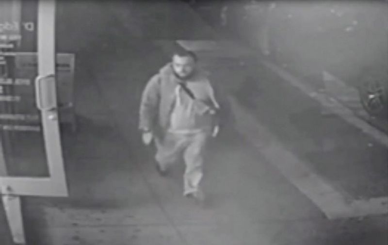 This video grab image released September 19, 2016 by the New Jersey State Police allegedly shows Ahmad Khan Rahami.
The FBI is asking for assistance in locating Ahmad Khan Rahami. Rahami is wanted for questioning in connection with an explosion that occurred on September 17, at approximately 8:30 p.m. EST in the vicinity of 135 West 23rd Street, in New York. Rahami is a 28-year-old United States citizen of Afghan descent born on January 23, 1988, in Afghanistan.  / AFP PHOTO / New Jersey State Police / HO / RESTRICTED TO EDITORIAL USE - MANDATORY CREDIT "AFP PHOTO /NEW JERSEY STATE POLICE - NO MARKETING - NO ADVERTISING CAMPAIGNS - DISTRIBUTED AS A SERVICE TO CLIENTS