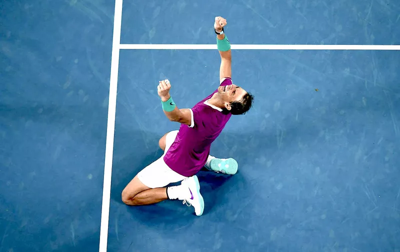 Rafael Nadal Esp TENNIS : Australian Open 2022 - 31 janvier AntoineCouvercelle/Panoramic PUBLICATIONxNOTxINxFRAxITAxBEL