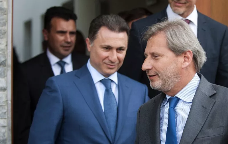 Gruevski, Zaev i Hahn