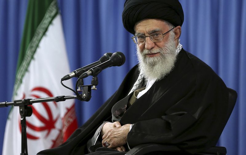 Iranian Supreme Leader Ayatollah Ali Khamenei, seen here in a photo released by his official website Thursday, stopped short of giving his endorsement to the framework nuclear deal struck last week.