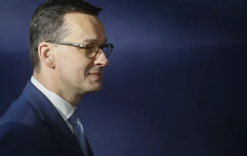 March 22, 2019 - Brussels, Belgium - Prime Minister of Poland Mateusz Morawiecki pictured during the second day of the EU summit meeting, Friday 22 March 2019, at the European Union headquarters in Brussels., Image: 421384338, License: Rights-managed, Restrictions: * Belgium, France, Germany, Luxembourg and Netherlands Rights OUT *, Model Release: no, Credit line: Profimedia, Zuma Press - News