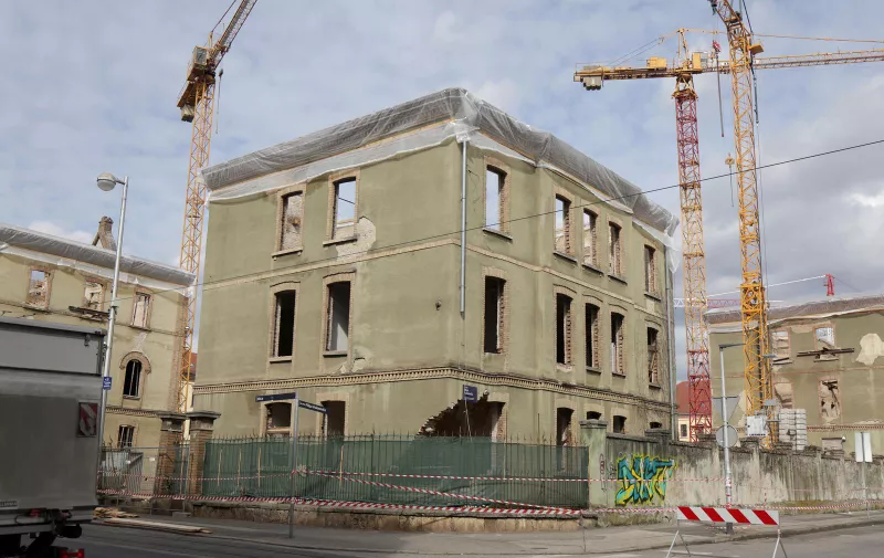 08.03.2023., Zagreb - Urusio se dio zgrade u Ilici 242 prilikom radova na rekonstrukciji zgrade. Photo: Luka Stanzl/PIXSELL