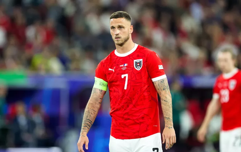 Austria v France Euro 2024 17/06/2024. Group D Marko Arnautovic of Austria during the Euro 2024 match between Austria and France at Dusseldorf Arena, Dusseldorf, Germany on 17 June 2024. Editorial use only , Copyright: xNigelxKeenex PSI-19819-0086