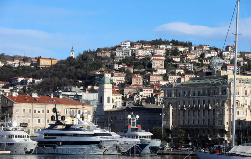 10.01.2023., Rijeka - Panorama grada.     Photo: Goran Kovacic/PIXSELL